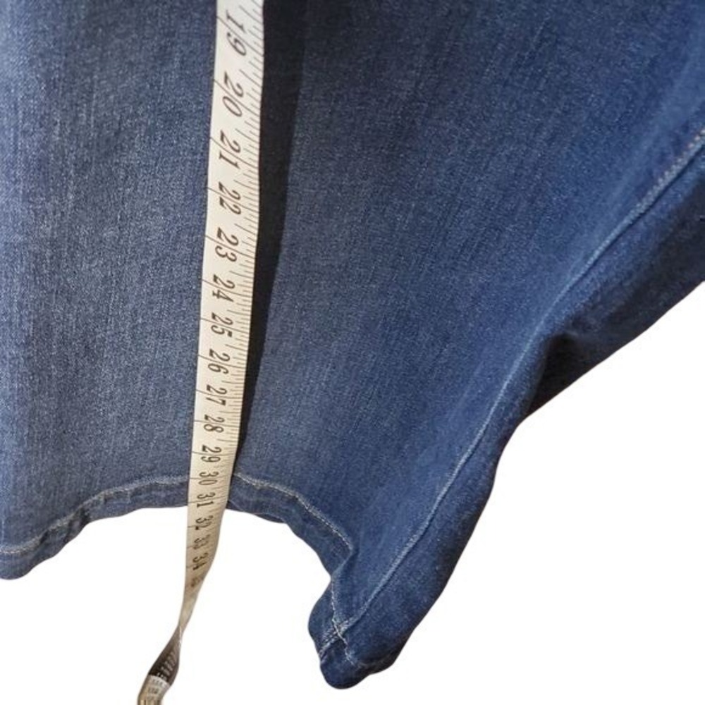 Lane Bryant Flex Magic Waistband Mid-Rise Wide Leg Jeans Dark Wash Blue Size 14 - Picture 5 of 7